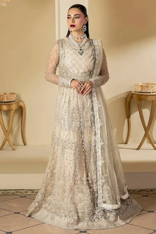 Motifz Luxury Formal beige Net – view 1 – Poshaq