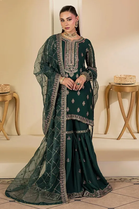 Motifz Luxury Formal Zinc Organza – view 1 – Poshaq