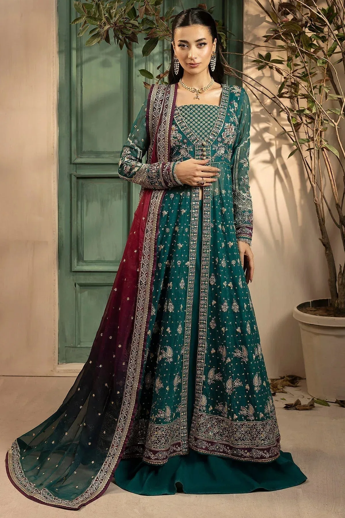 Motifz Luxury Formal Zinc Chiffon – view 1 – Poshaq
