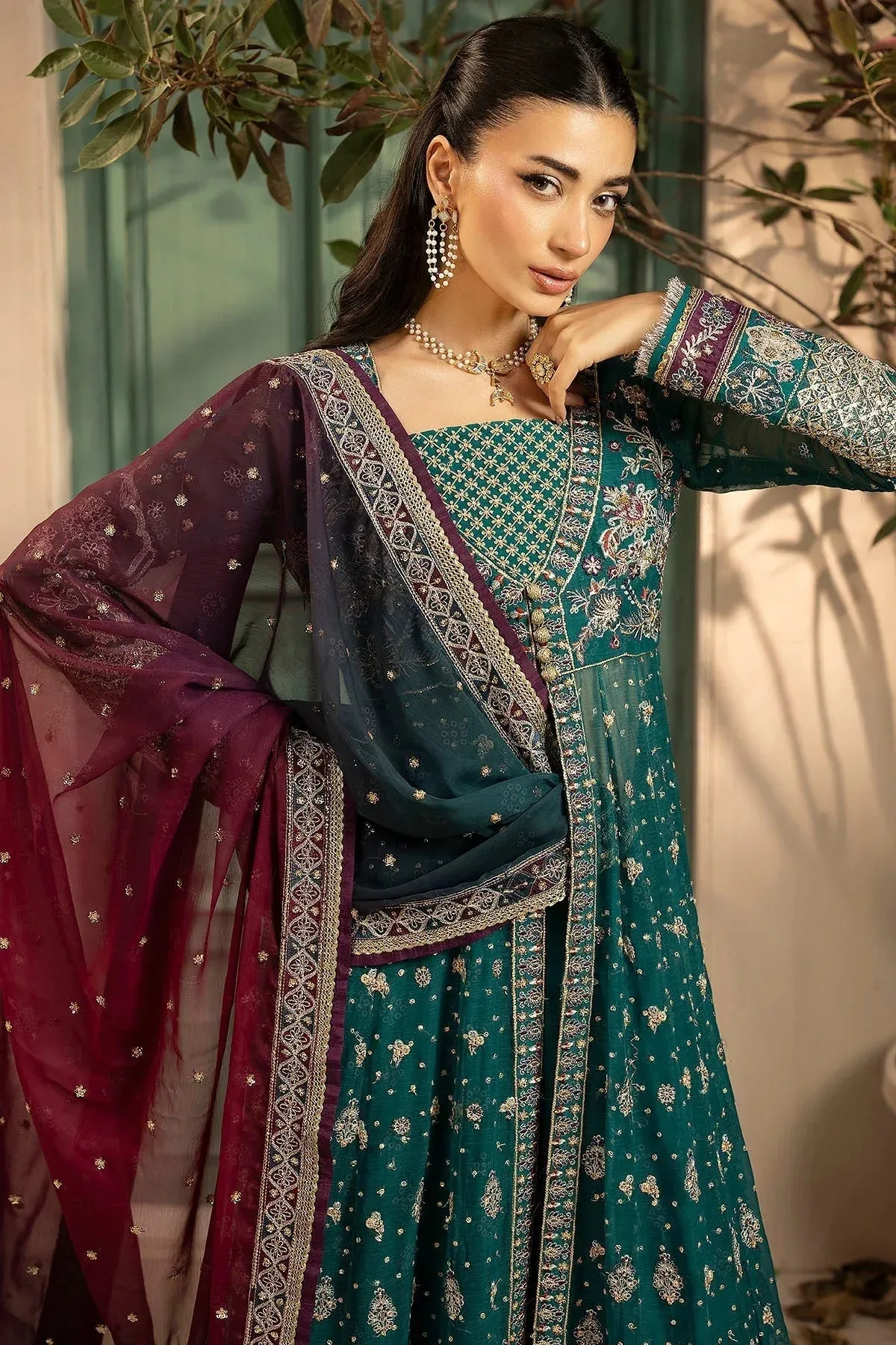 Motifz Luxury Formal Zinc Chiffon – view 4 – Poshaq