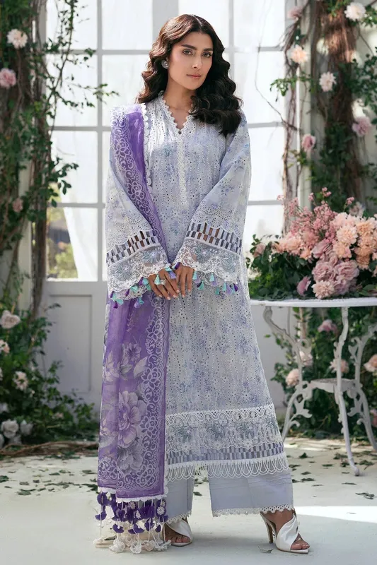 Motifz Premium Lawn 25 Grey Cotton – view 1 – Poshaq