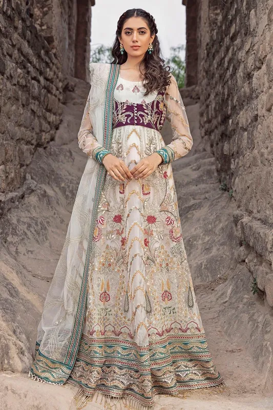 Motifz Luxury Formal Off White Silk – view 1 – Poshaq