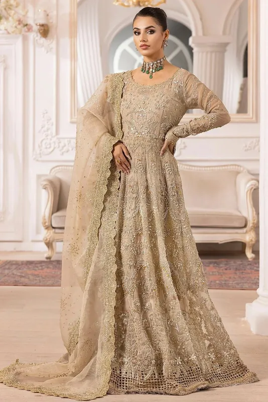 Motifz Luxury Formal Ivory Organza – view 1 – Poshaq