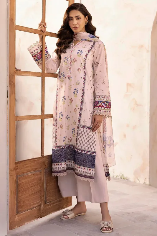 Motifz Umang Lawn Beige Cotton – view 1 – Poshaq