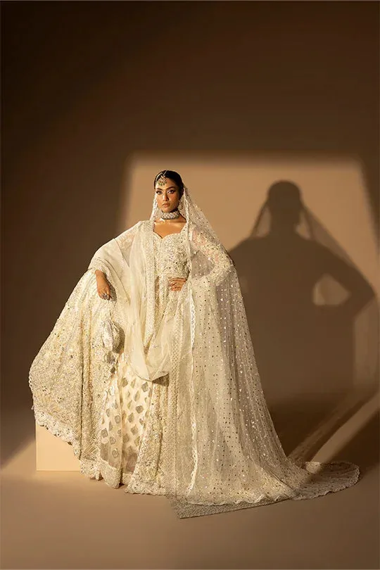 Muntaha by Shanzay Fahad Tabeer Formals White Organza – view 2 – Poshaq