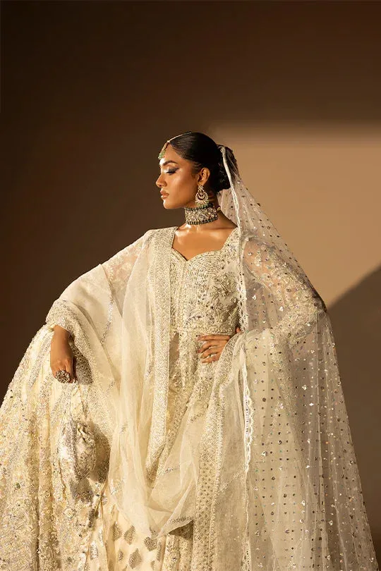 Muntaha by Shanzay Fahad Tabeer Formals White Organza – view 3 – Poshaq
