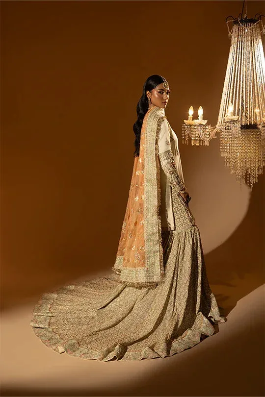 Muntaha by Shanzay Fahad Tabeer Formals White Raw Silk – view 6 – Poshaq