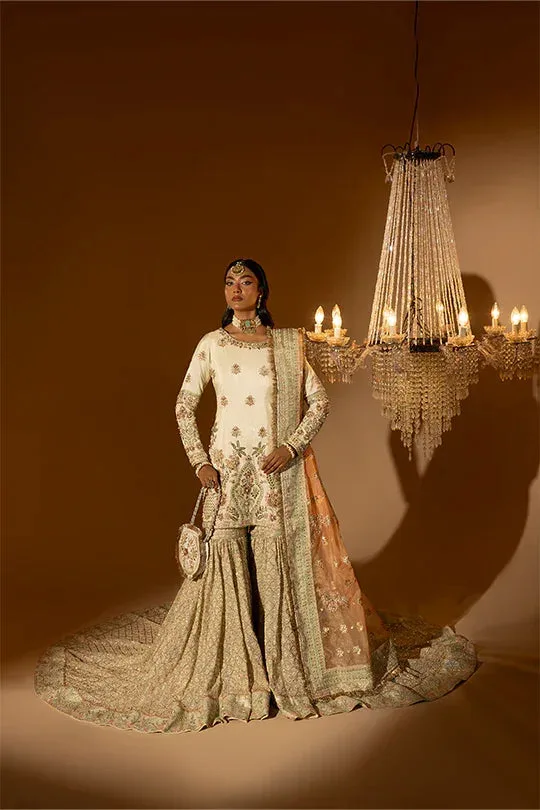 Muntaha by Shanzay Fahad Tabeer Formals White Raw Silk – view 8 – Poshaq
