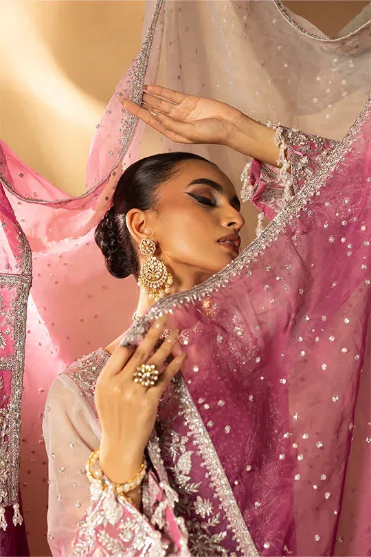 Muntaha by Shanzay Fahad Tabeer Formals Pink Raw Silk – view 5 – Poshaq