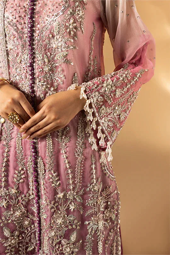 Muntaha by Shanzay Fahad Tabeer Formals Pink Raw Silk – view 6 – Poshaq