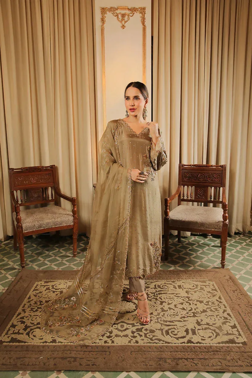 Muntaha by Shanzay Fahad Baad e Saba Pink Raw Silk – view 2 – Poshaq