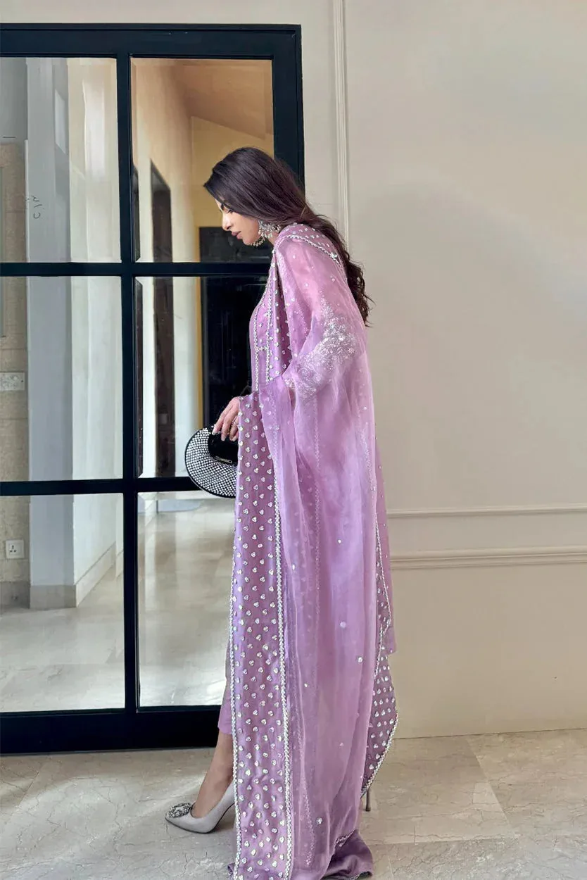Muntaha by Shanzay Fahad Zara Semi Formals Raw Silk – view 4 – Poshaq