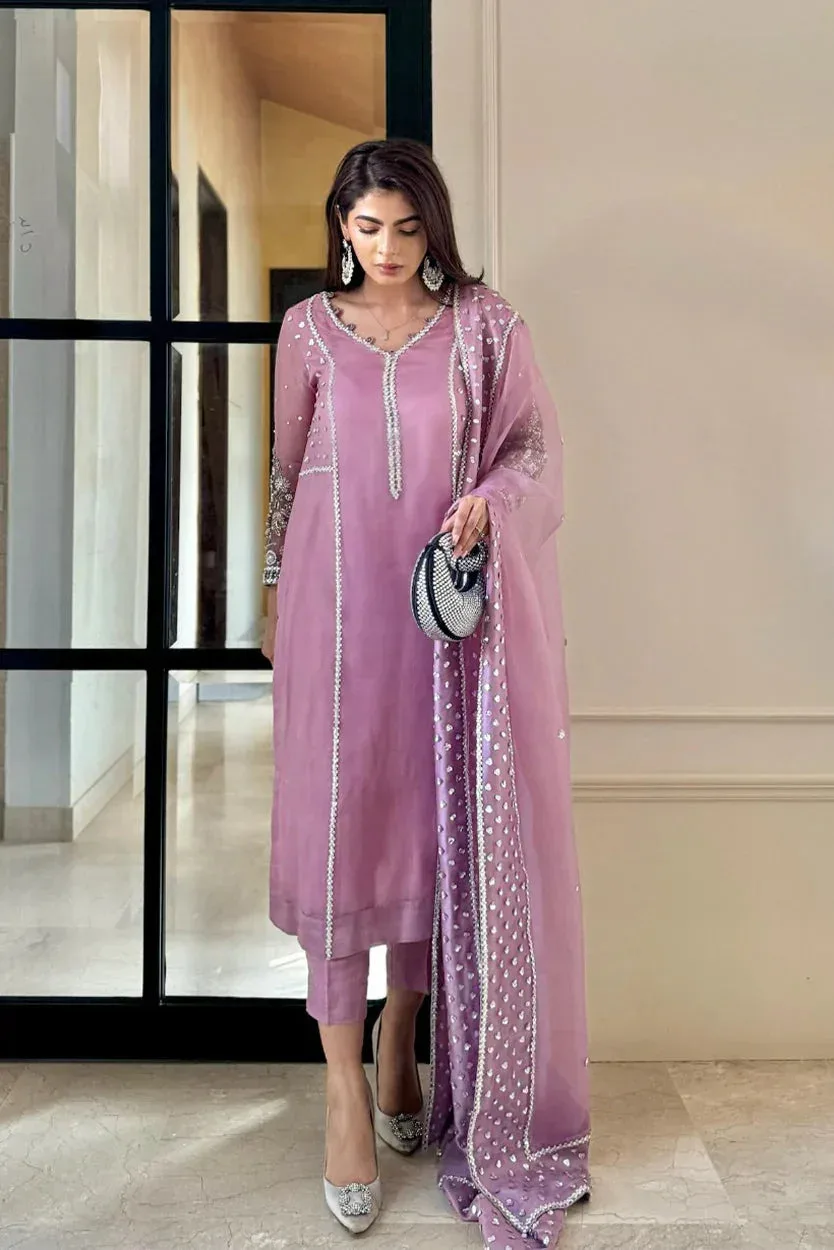 Muntaha by Shanzay Fahad Zara Semi Formals Raw Silk – view 6 – Poshaq
