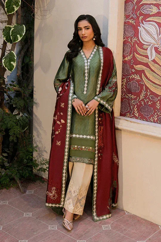 Muntaha by Shanzay Fahad Humraahi Raw Silk – view 1 – Poshaq