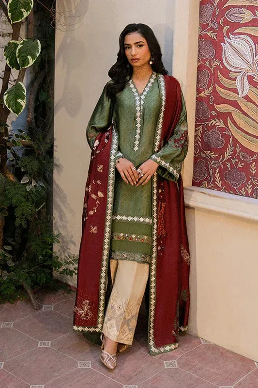Muntaha by Shanzay Fahad Humraahi Raw Silk – view 1 – Poshaq