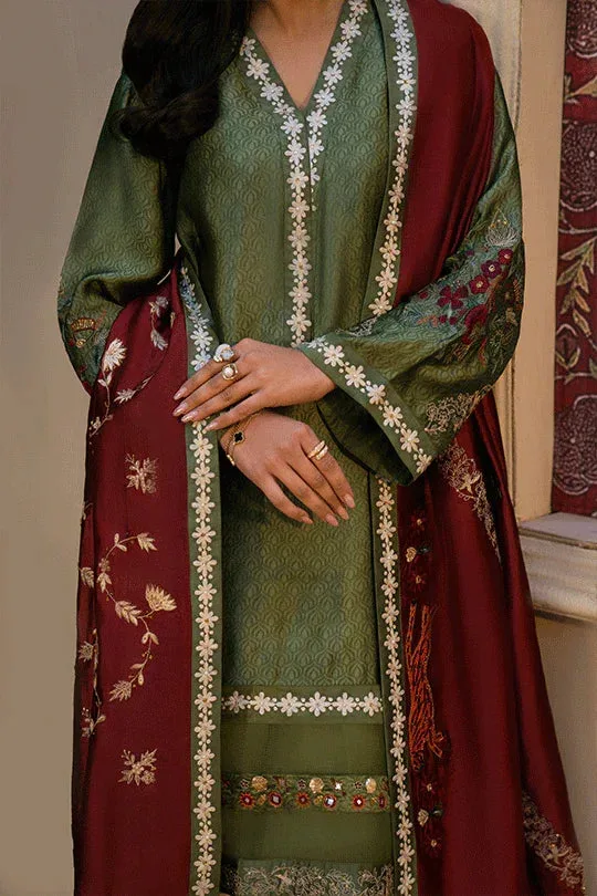 Muntaha by Shanzay Fahad Humraahi Raw Silk – view 2 – Poshaq