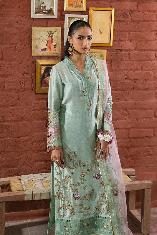 Muntaha by Shanzay Fahad Humraahi Raw Silk – view 1 – Poshaq