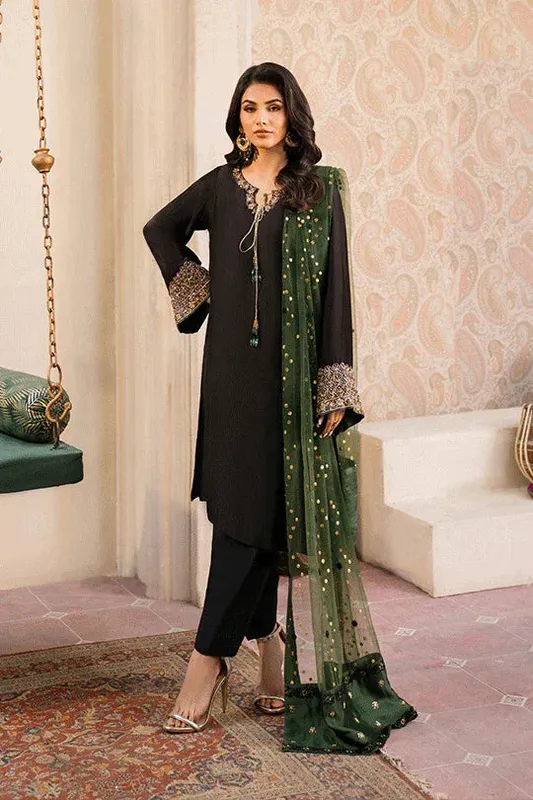 Muntaha by Shanzay Fahad Humraahi Raw Silk – view 1 – Poshaq