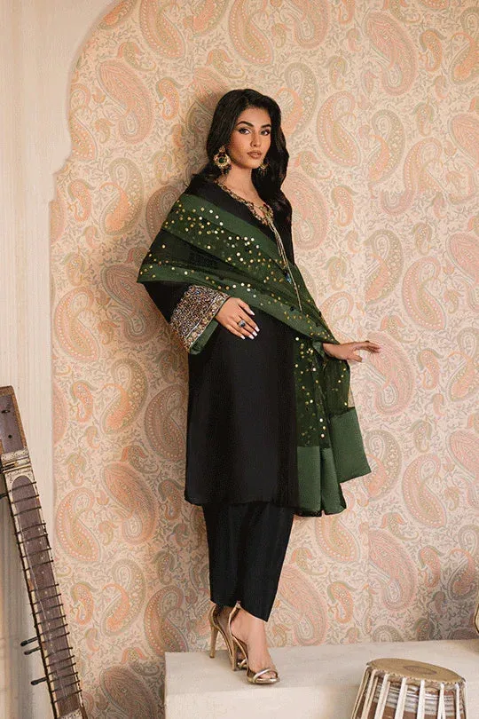 Muntaha by Shanzay Fahad Humraahi Raw Silk – view 2 – Poshaq