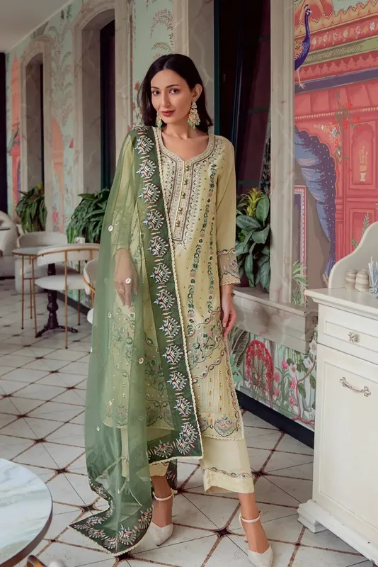 Muntaha by Shanzay Fahad Noore e Zaib Organza – view 1 – Poshaq