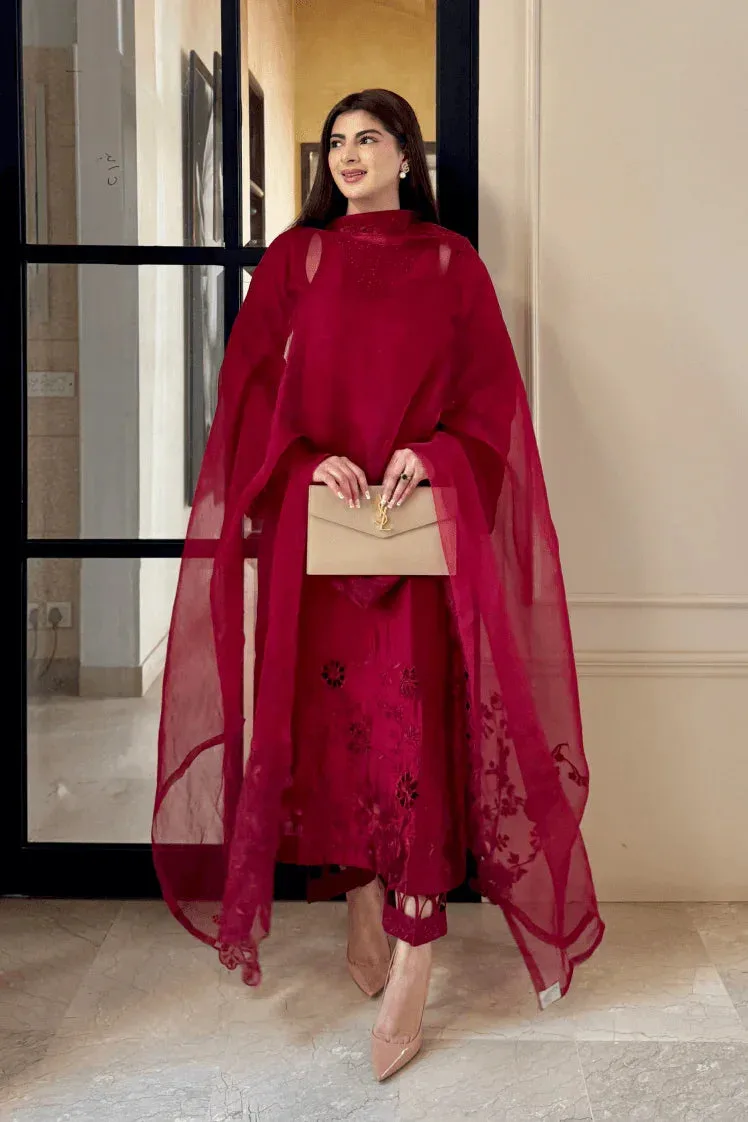 Muntaha by Shanzay Fahad Aangan Eid Edit Raw Silk – view 5 – Poshaq