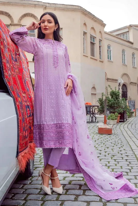 Muntaha by Shanzay Fahad Noore e Zaib Cotton Silk – view 1 – Poshaq