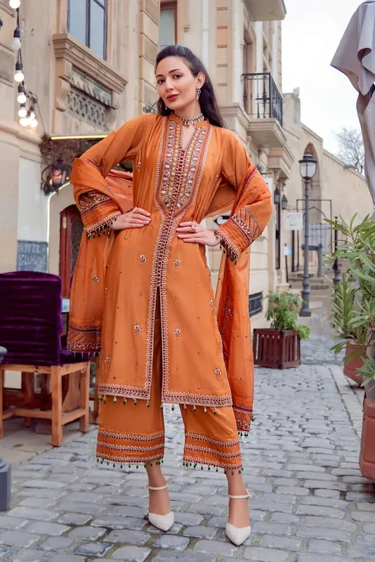 Muntaha by Shanzay Fahad Noore e Zaib Organza – view 1 – Poshaq