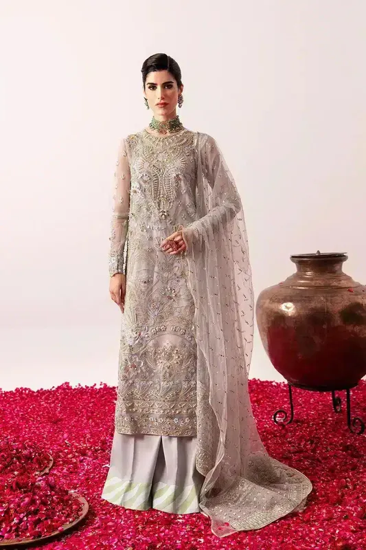 Mysie by Tahira Festive Formals 24 Grey – view 1 – Poshaq