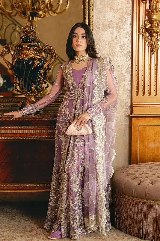 Mysie by Tahira Arzu Wedding Formals 23 Purple – view 1 – Poshaq