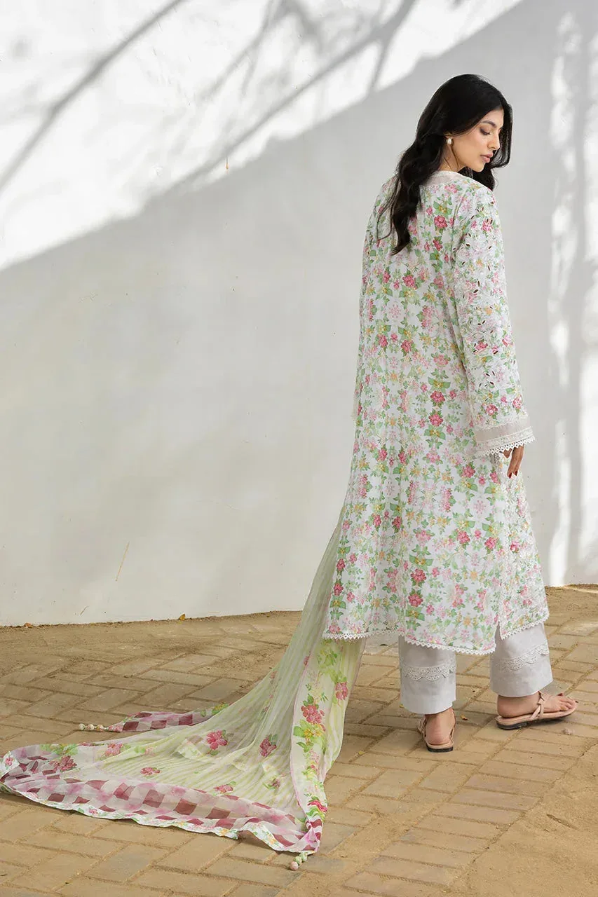 Unstitched Lawn 2026 Off White Jacquard – view 2 – Poshaq