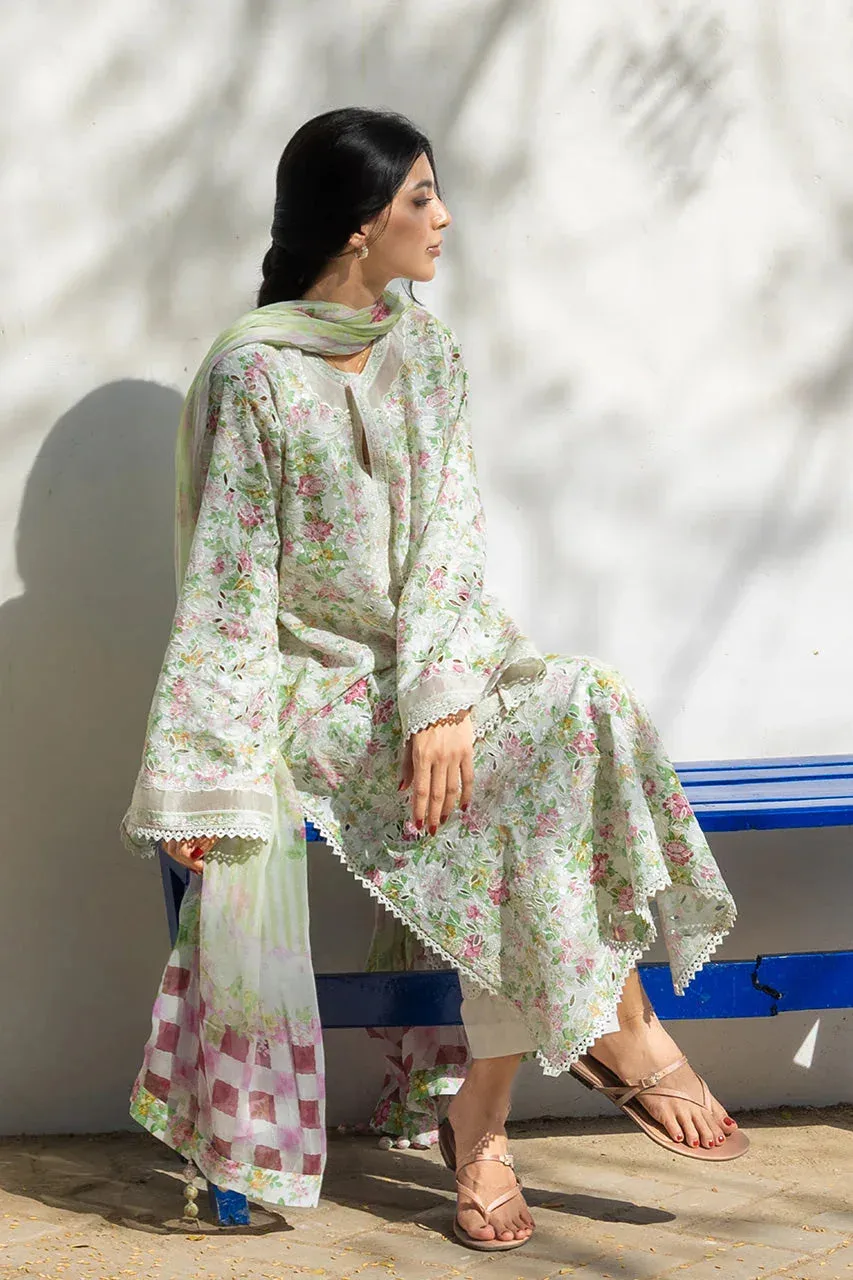 Unstitched Lawn 2026 Off White Jacquard – view 3 – Poshaq