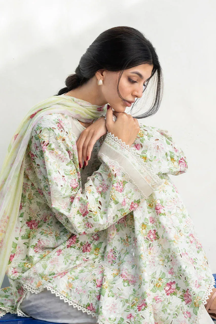 Unstitched Lawn 2026 Off White Jacquard – view 4 – Poshaq