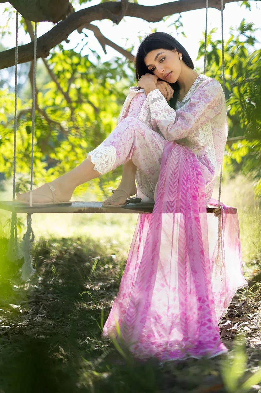 Unstitched Lawn 2026 Fuchsia Jacquard – view 6 – Poshaq