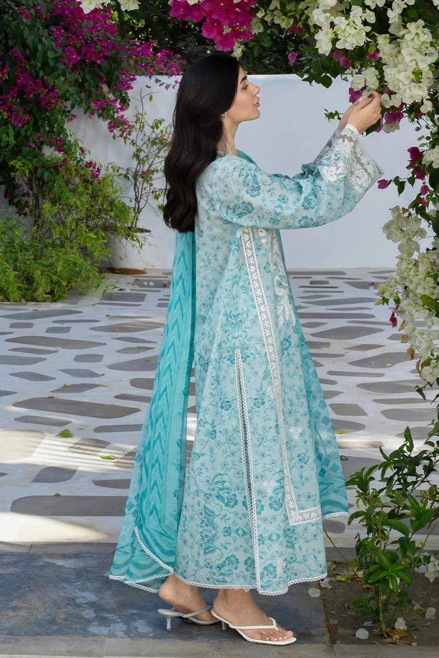 Unstitched Lawn 2026 White Jacquard – view 4 – Poshaq