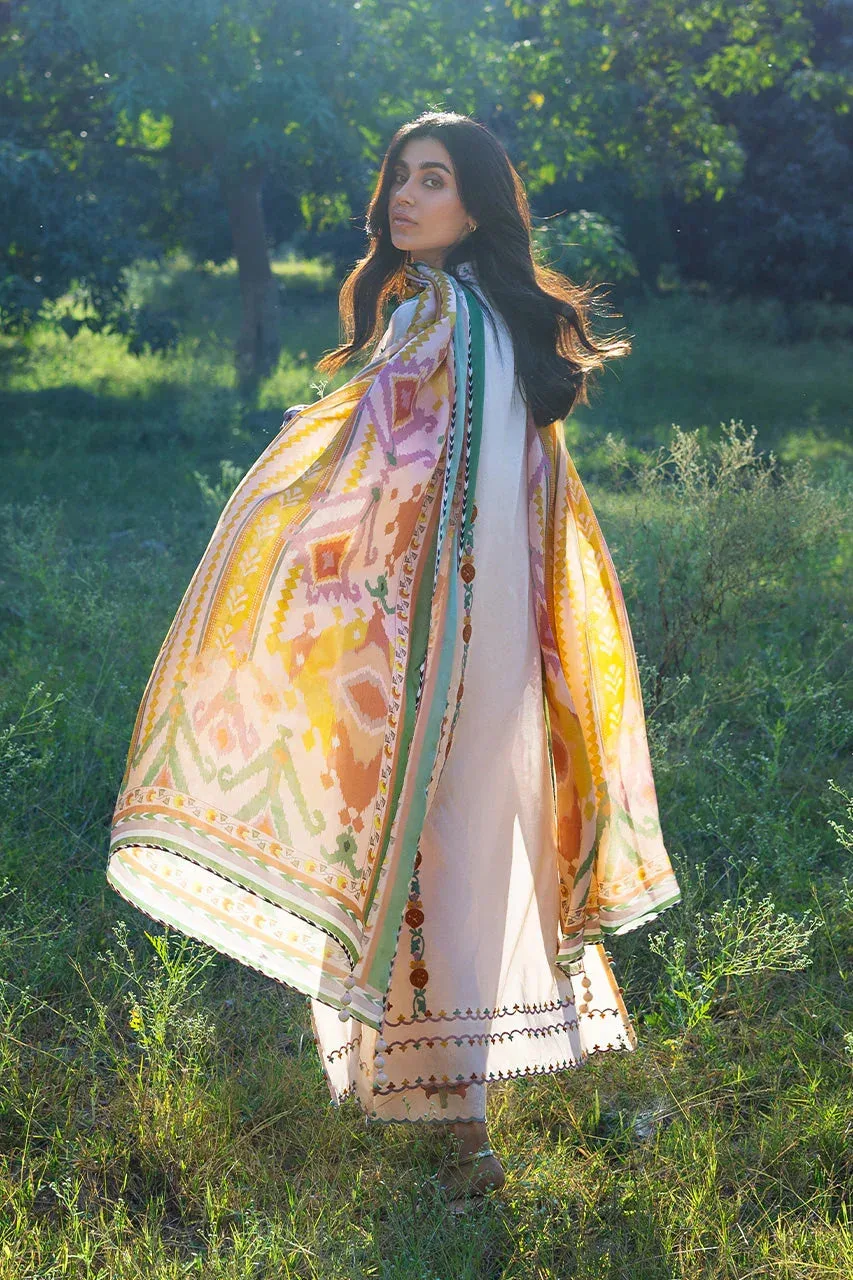 Unstitched Lawn 2026 Pink Jacquard – view 3 – Poshaq