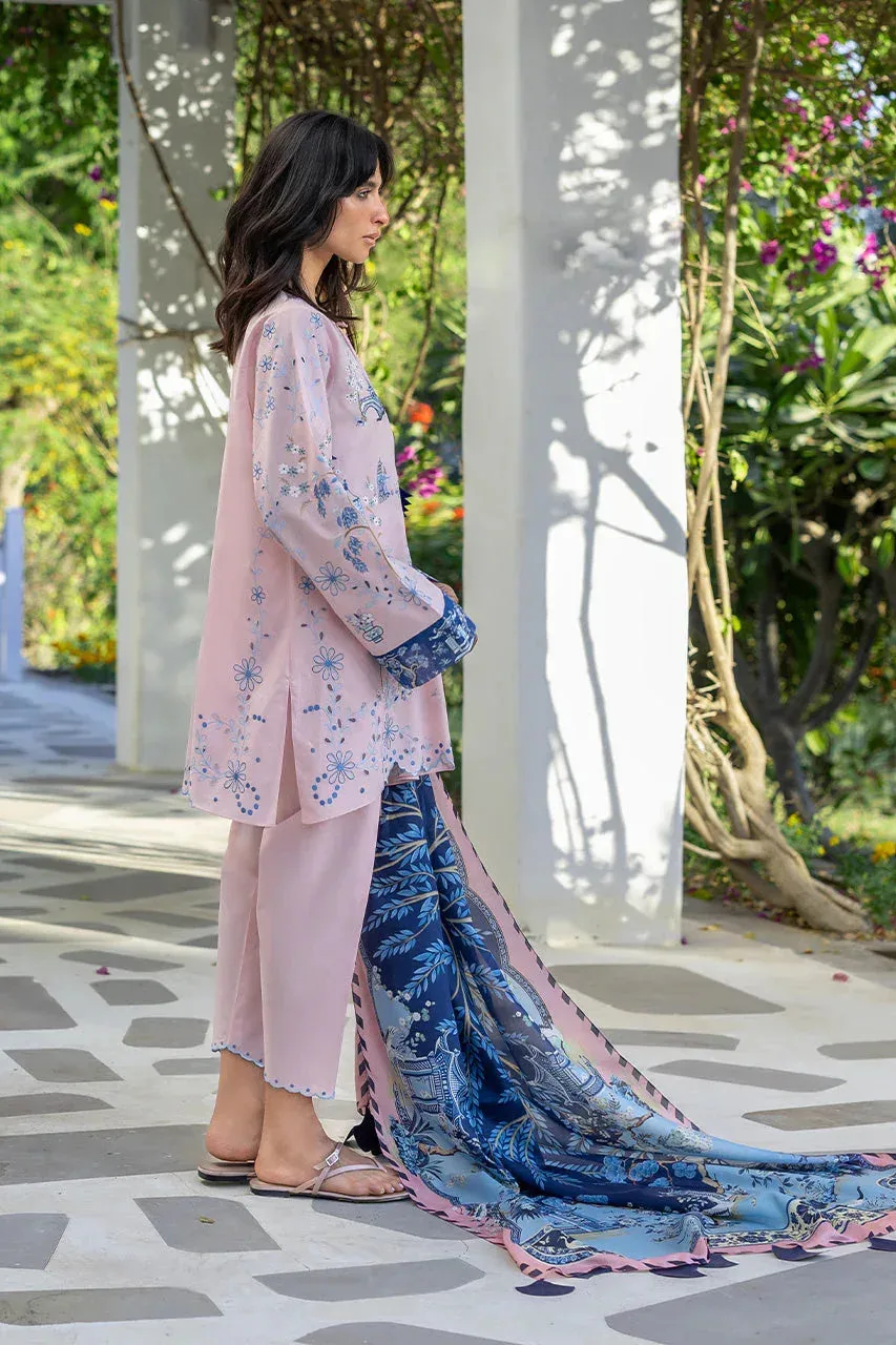 Unstitched Lawn 2026 Lilac Jacquard – view 4 – Poshaq