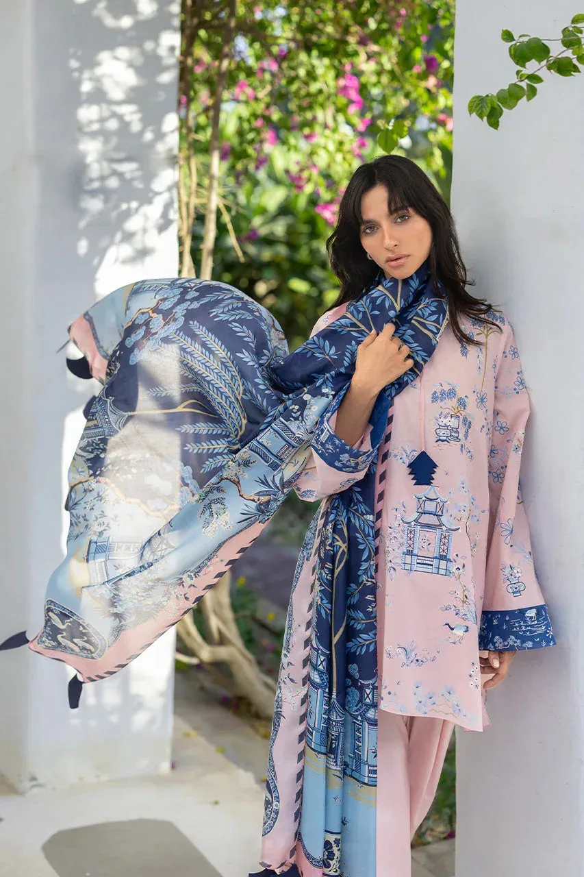 Unstitched Lawn 2026 Lilac Jacquard – view 5 – Poshaq