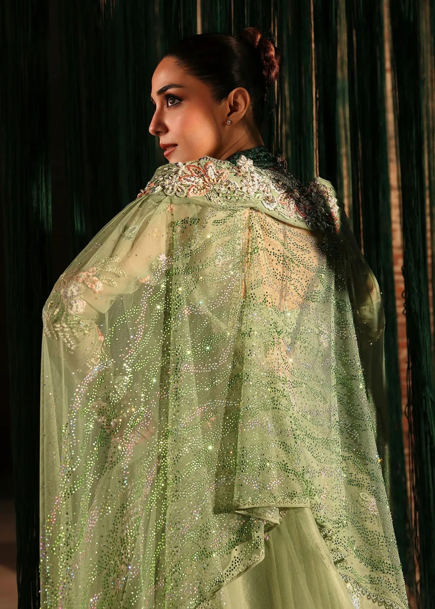 Crimson Mint Cotton – view 5 – Poshaq