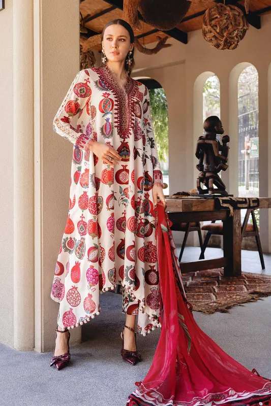 Maria.B. Designs White Chiffon – view 1 – Poshaq