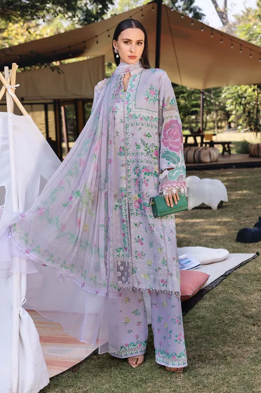 Maria.B. Designs Lilac Chiffon – view 1 – Poshaq