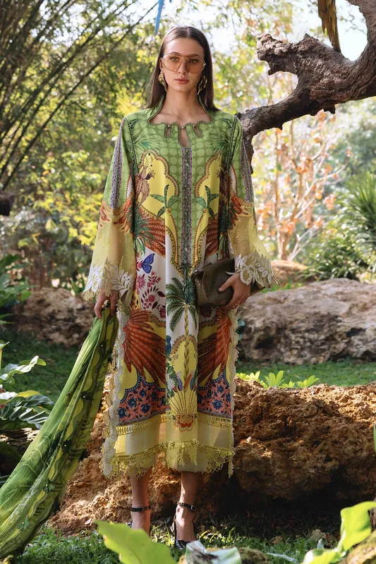 Maria.B. Designs Yellow Chiffon – view 1 – Poshaq