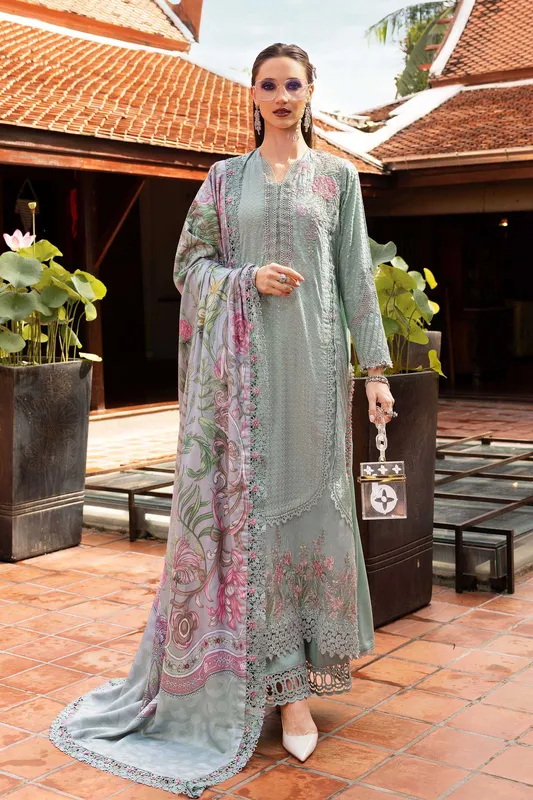 Maria.B. Designs Green Organza – view 1 – Poshaq