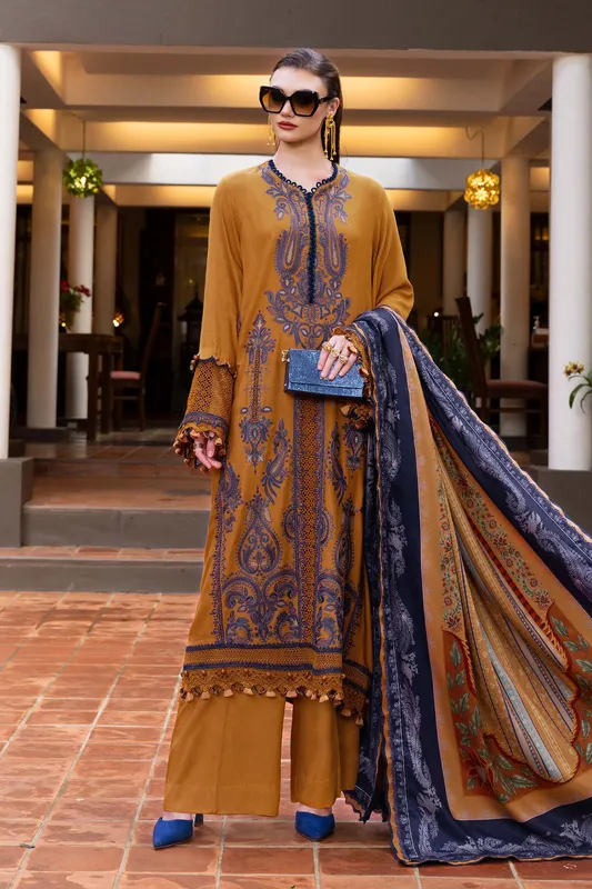 Maria.B. Designs Mustard Linen – view 1 – Poshaq