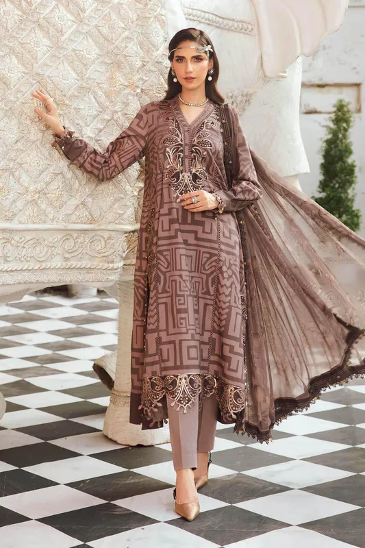 Maria.B. Designs Lilac Chiffon – view 1 – Poshaq