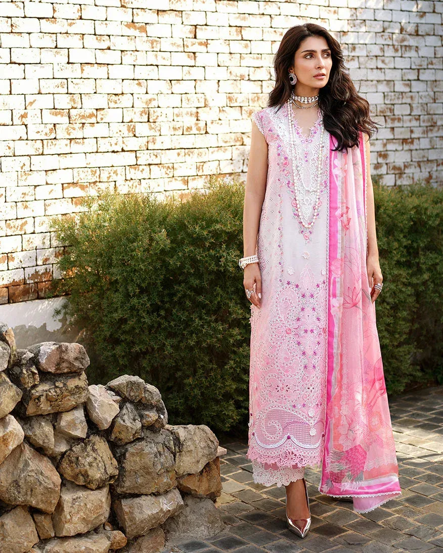 mushqofficial Pink Organza – view 1 – Poshaq