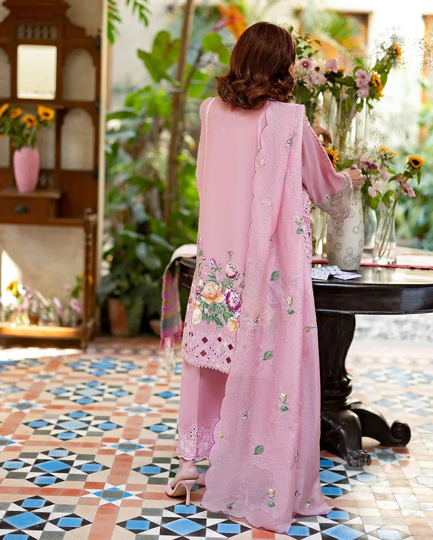 Mushq Pakistan Pink Organza – view 3 – Poshaq