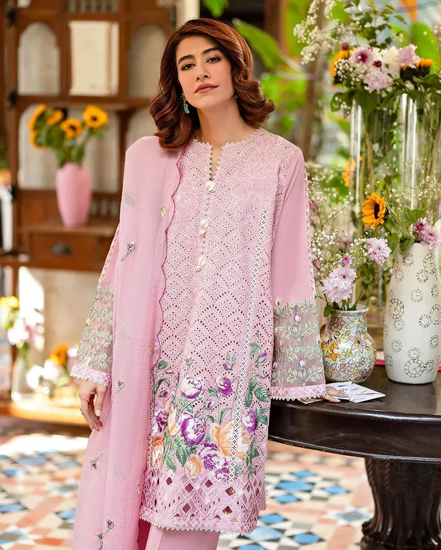 Mushq Pakistan Pink Organza – view 4 – Poshaq