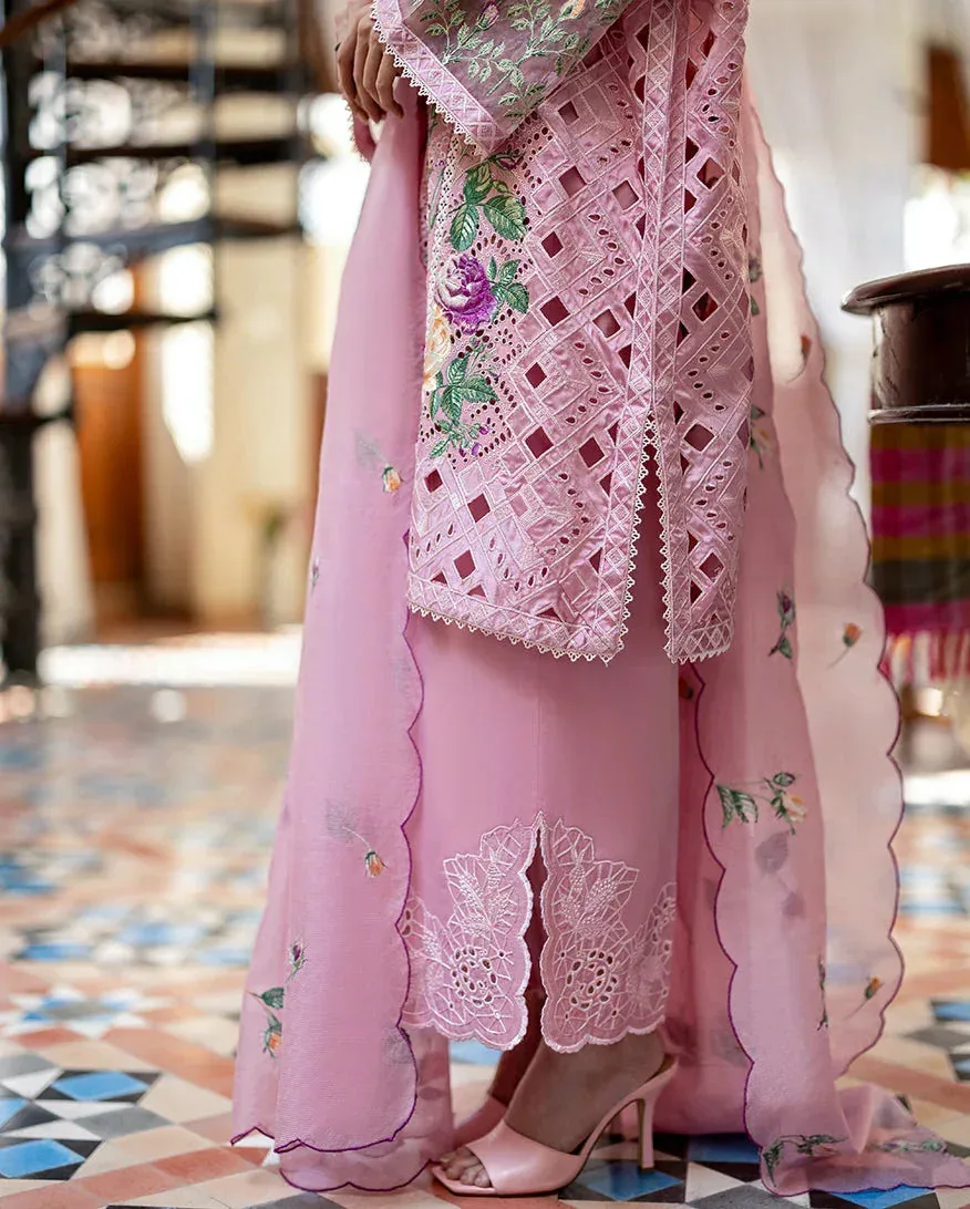 Mushq Pakistan Pink Organza – view 5 – Poshaq