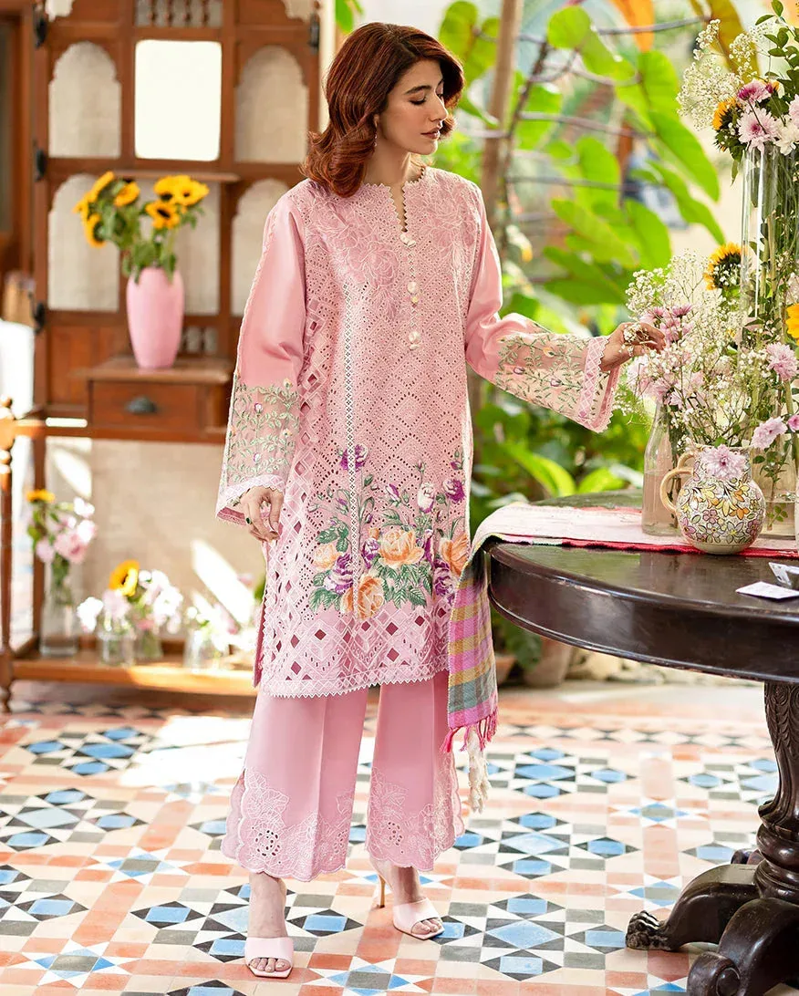 Mushq Pakistan Pink Organza – view 6 – Poshaq