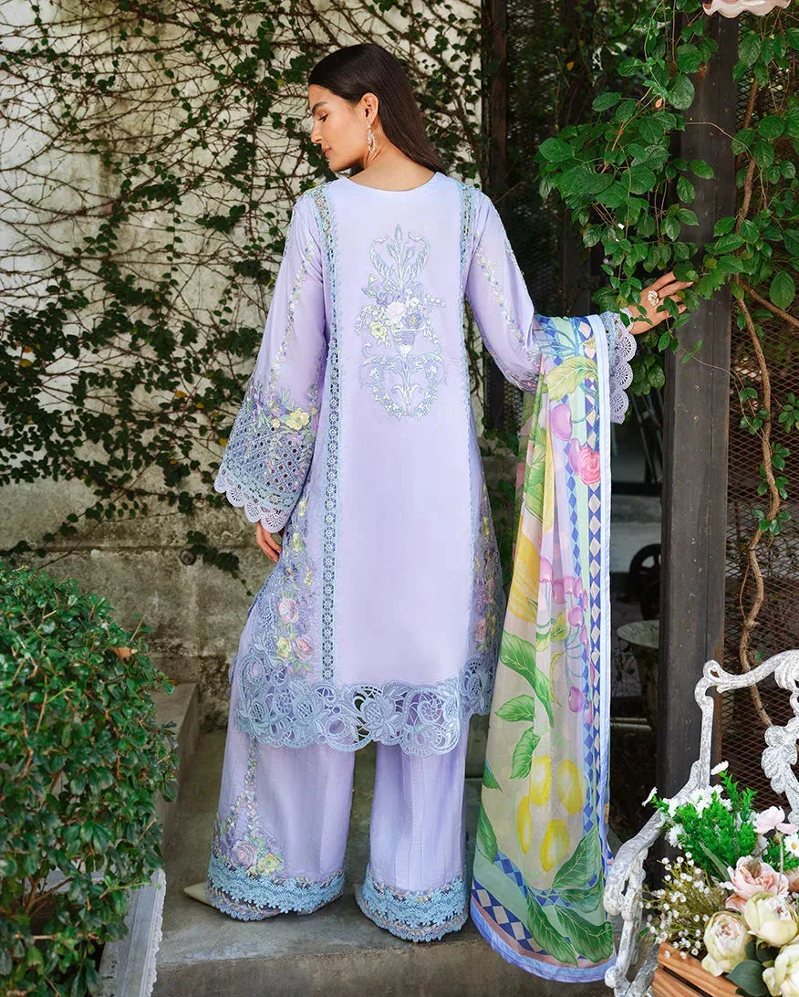 mushqofficial Lilac Organza – view 3 – Poshaq